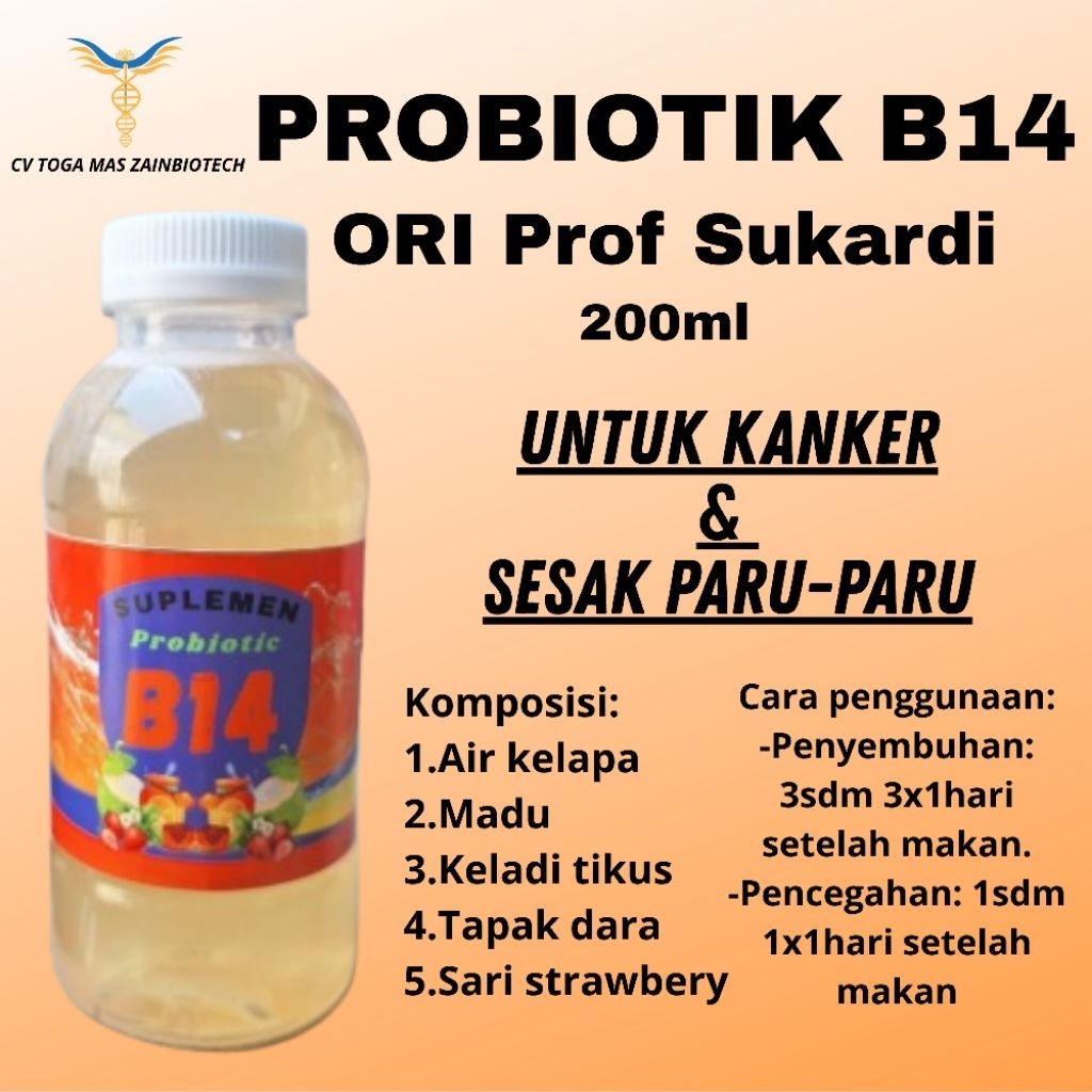 PROBIOTIK B14/G14 ORI PROF SUKARDI