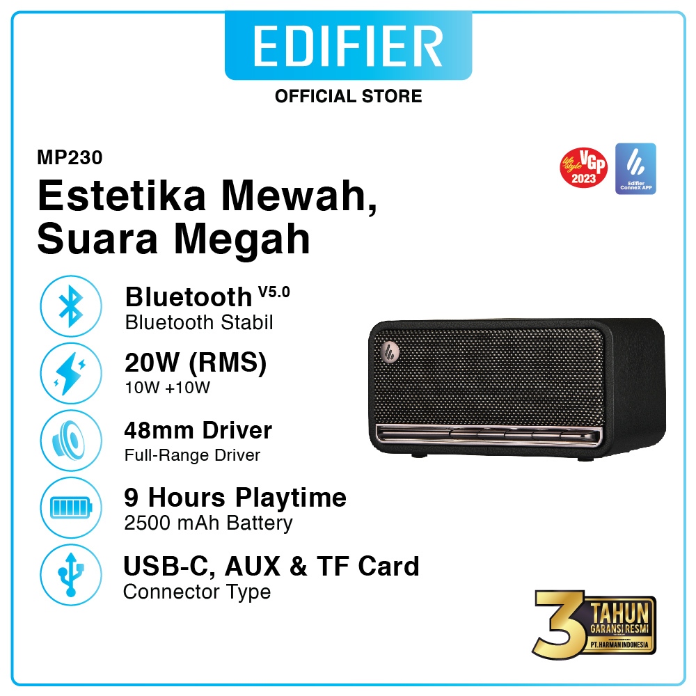 EDIFIER MP230 Tabletop Bluetooth Speaker