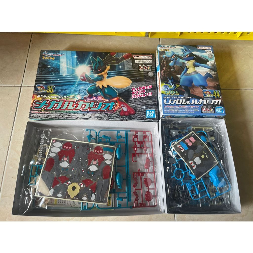 Plamo Mega Lucario Plamo 35 Mega Lucario Plamo Lucario Plamo Riolu Figure Lucario HADIAH ULANG TAHUN