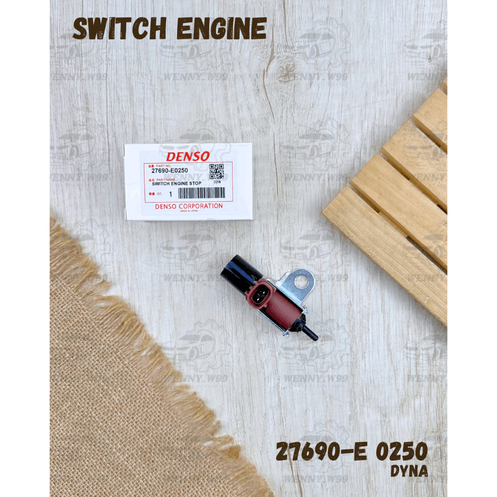 SWITCH ENGINE STOP 12V (Saklar Pemutus Mesin) – TOYOTA DYNA, HINO DUTRO – E 0250 // 27690-E0250