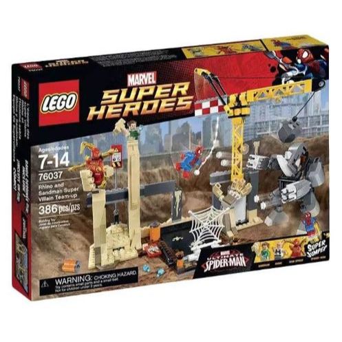 Lego 76037 - Super Heroes - Rhino And Sandman Supervillain Team-Up