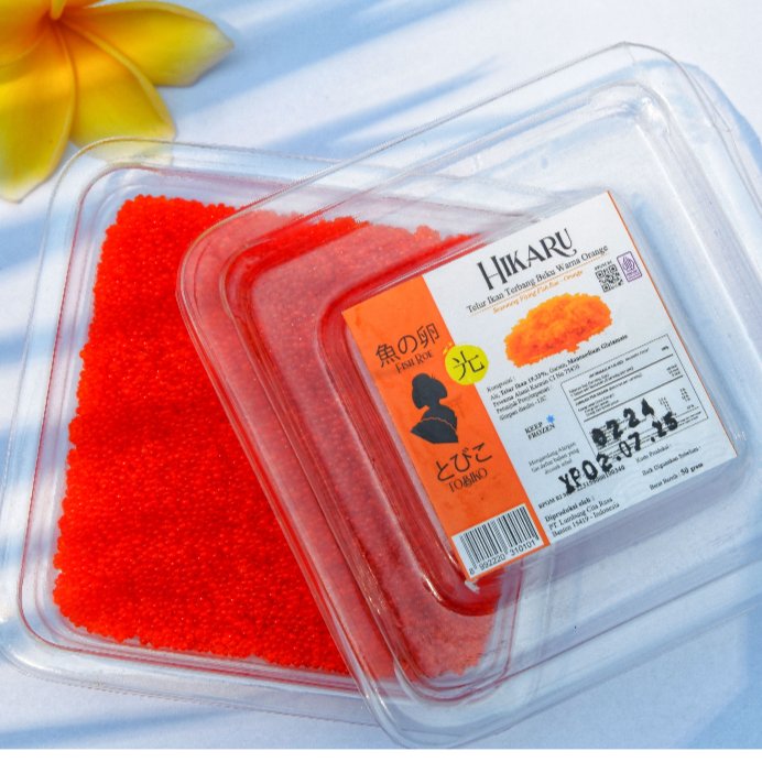 TOBIKO ORANGE-FLYING FISH ROE-HIKARU-50GR