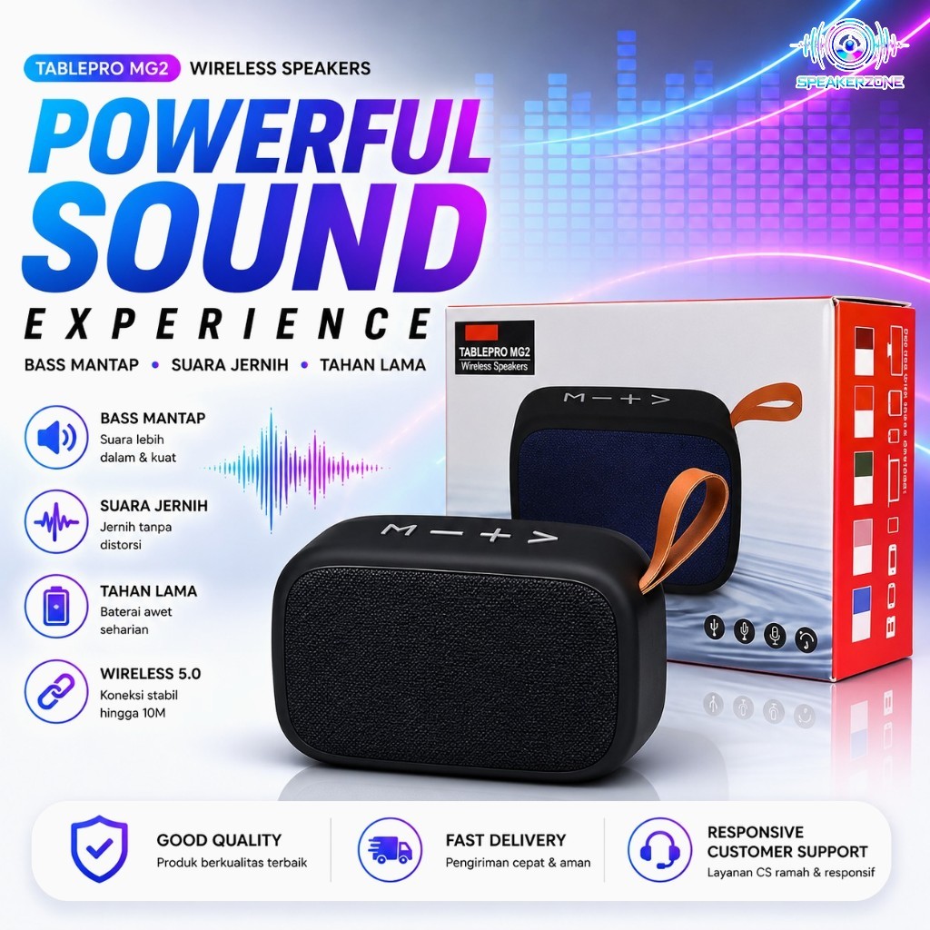 [ MG2 PORTABLE] Speker Aktif Tablepro MG2 Speaker Music Portable G2 Speaker Mini Portable