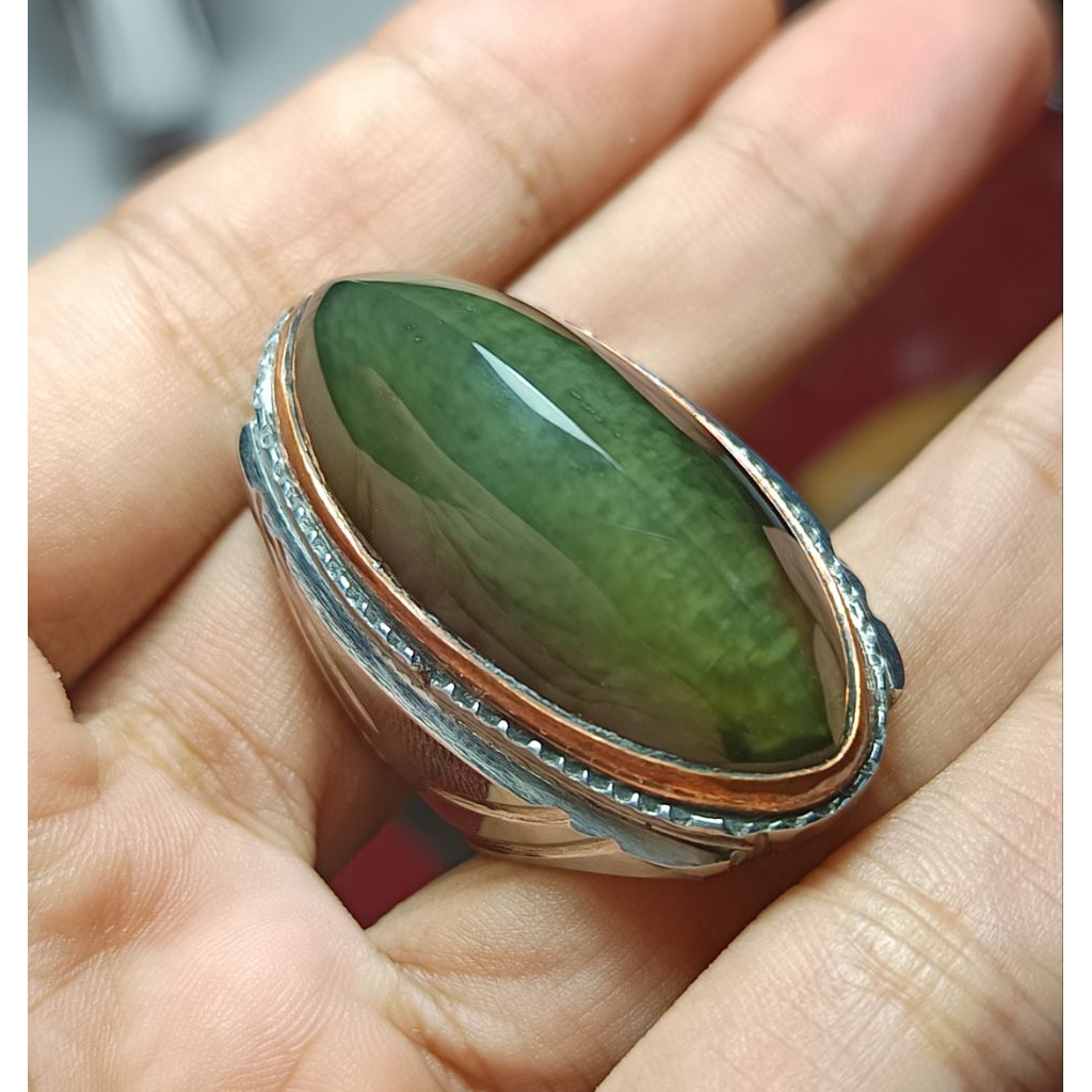 cincin akik pandan ijo lumut