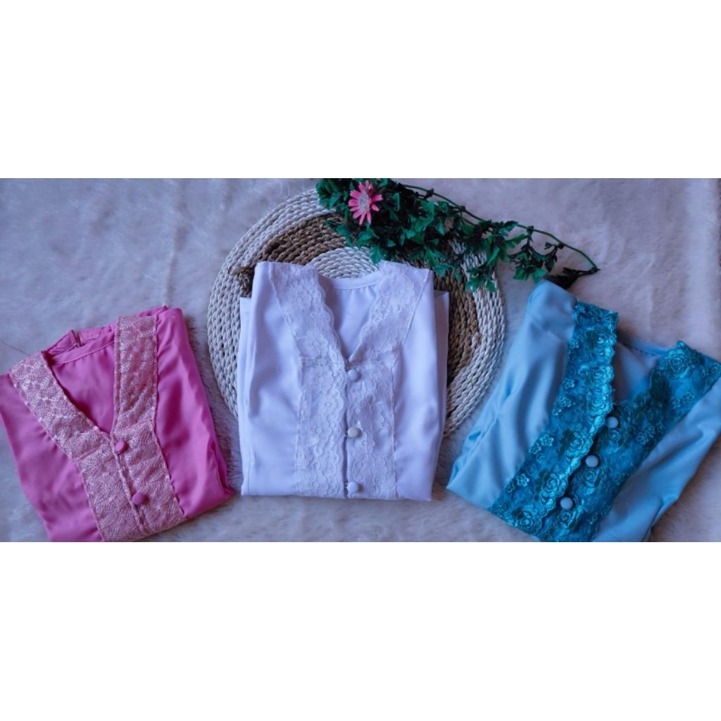 Atasan kebaya anak katun/kebaya katun/kebaya modern