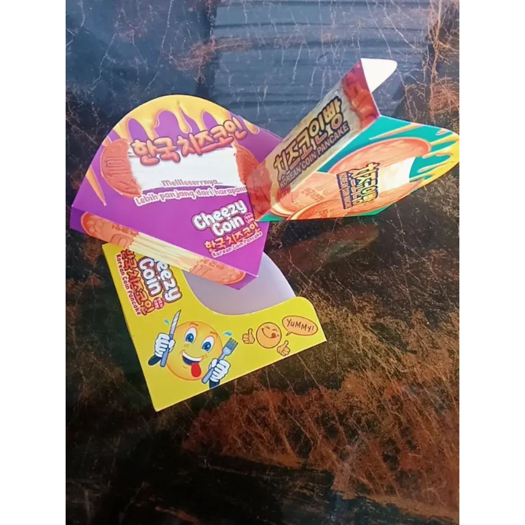 box cheese coin 10 yen jepang/box pancake/dus coin/box coin
