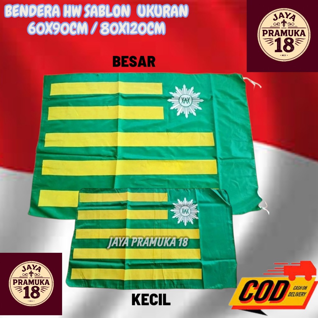 Bendera Muhammadiyah HW HIZBUL WATHAN Bijian