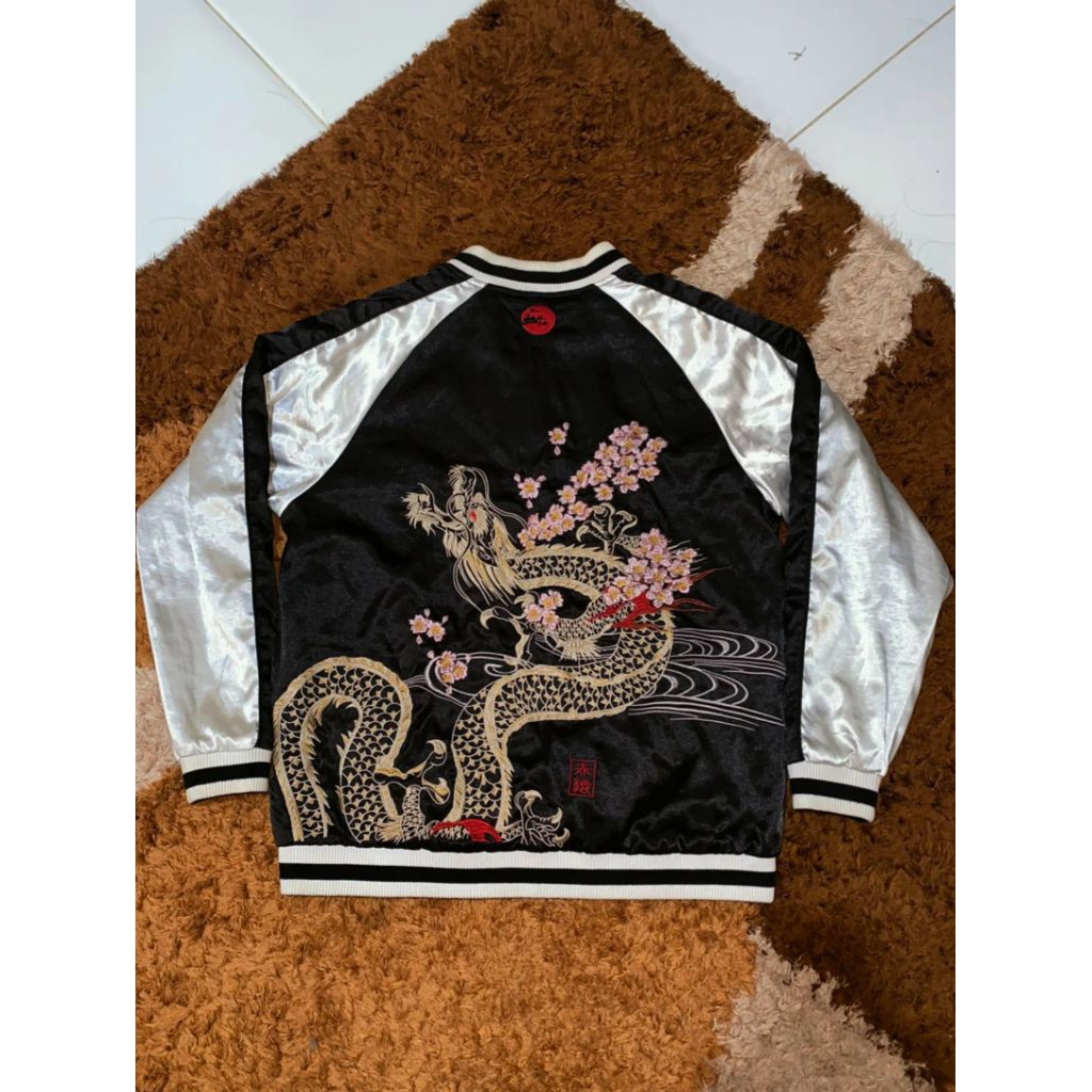 jacket Sukajan Dragon x Koi