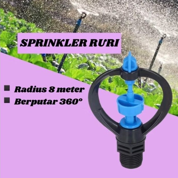 Sprinkler Ruri Sprinkler Taman Tanaman Sprinkler Kupu Kupu 360 Derajat