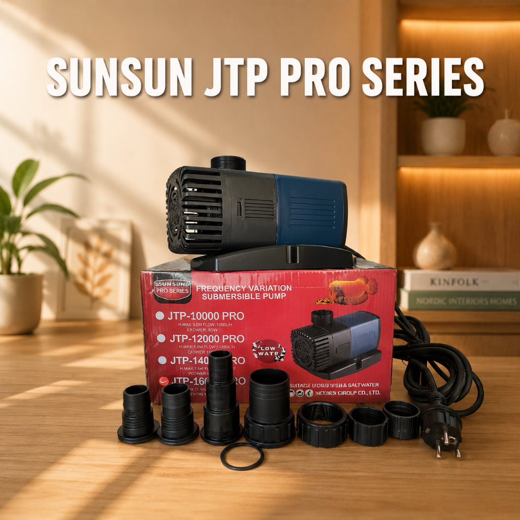 Pompa Air SUNSUN JTP 3800 PRO Pompa Kolam Low Watt Flow Besar Garansi Submersible pump Pompa Kolam K