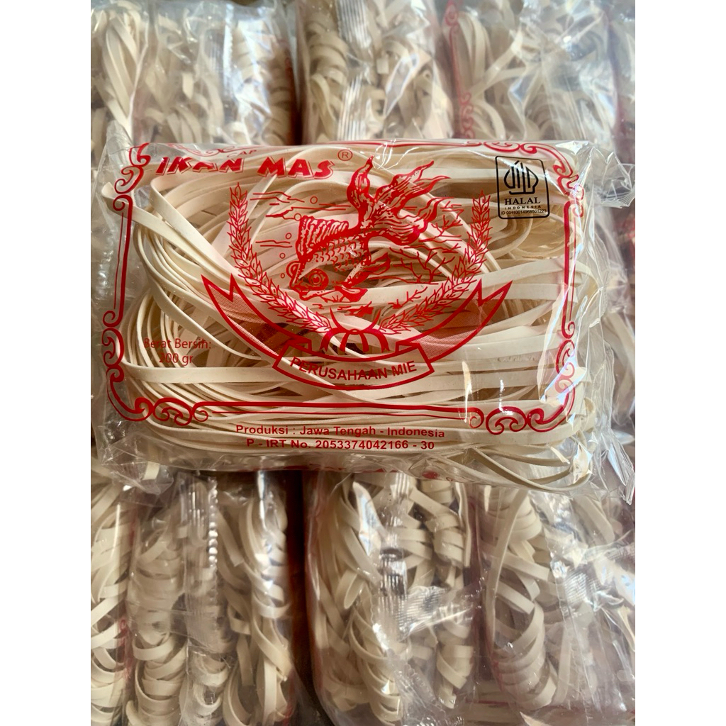 Kwetiau Kering 200 Gram/pcs. Mietiau Halal. Tauchiam.