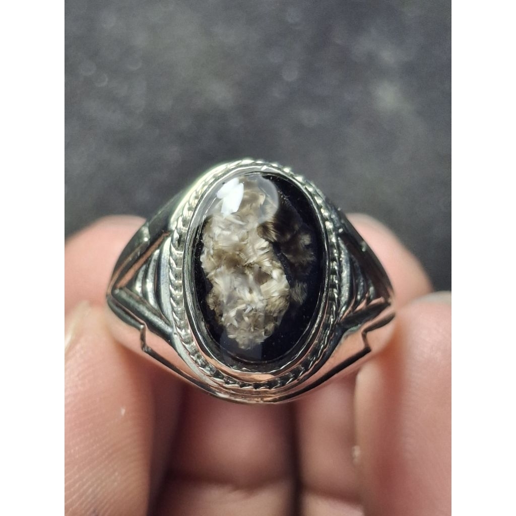 Bulumacan lumajang Basaltic glass(motif yinyang)