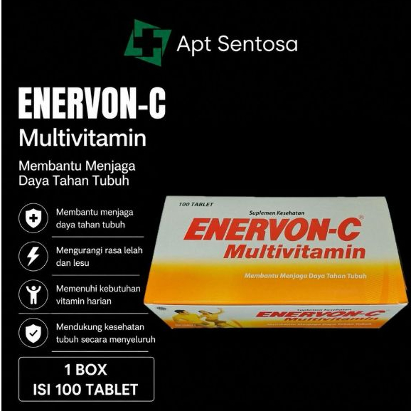 Enervon-C Vitamin C 1 BOX isi 100 Tablet