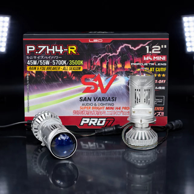 MINI BILED H4 PRO7 P7H4-R PNP TINGGAL PASANG GARANSI RESMI PRO7 PREMIUM MINI BILED