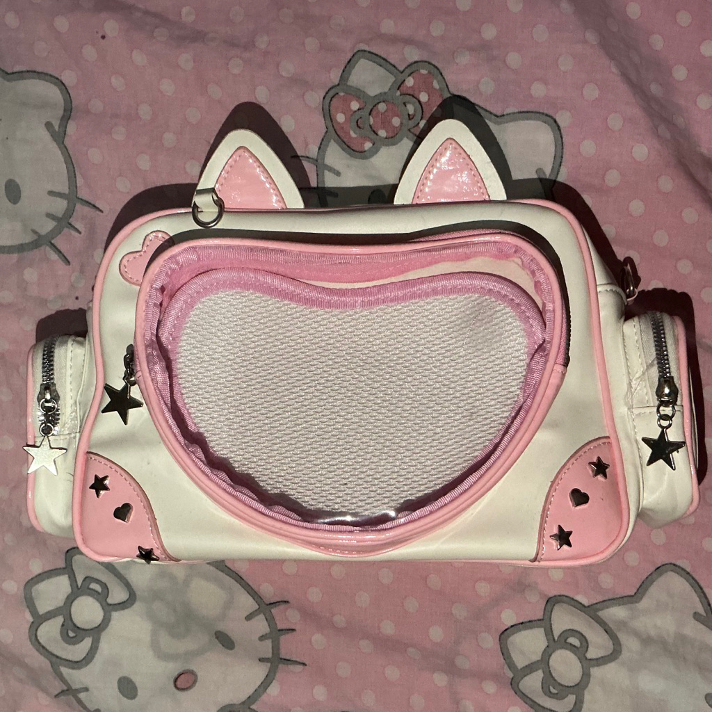 Ita Bag itabag kucing putih pink cutecore jojifuku preloved
