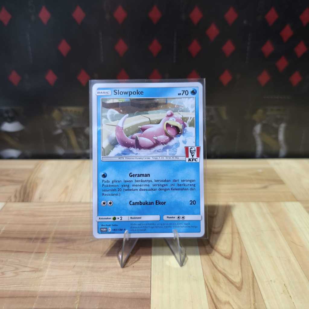 Slowpoke Stamp KFC 183 / SM-P - Pokemon TCG Promo Card