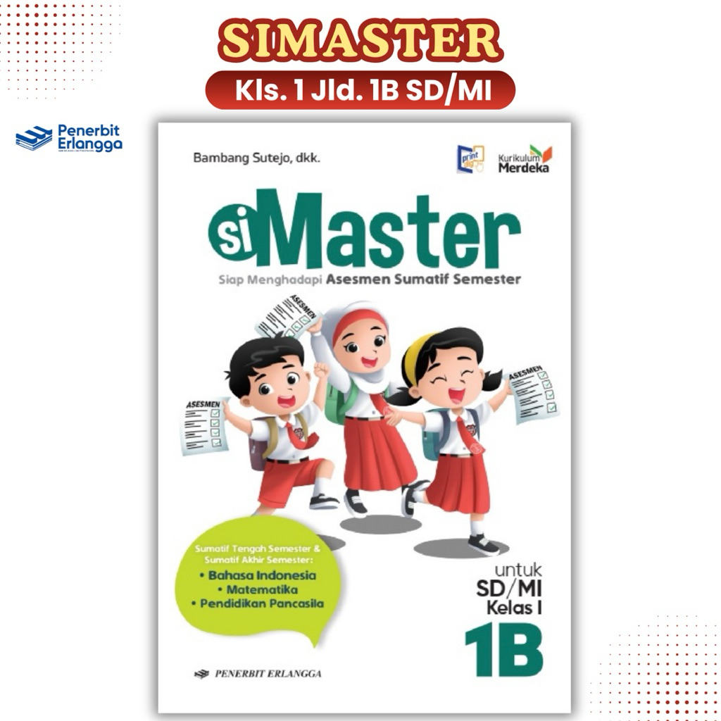 BUKU SIMASTER KELAS 1B PENERBIT ERLANGGA