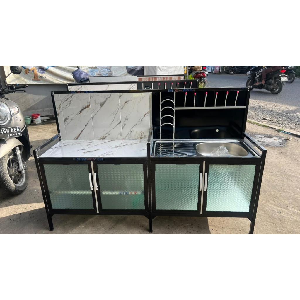 ATANG KOMPOR & WASTAFEL 4 PINTU + RAK PIRING BANJARMASIN