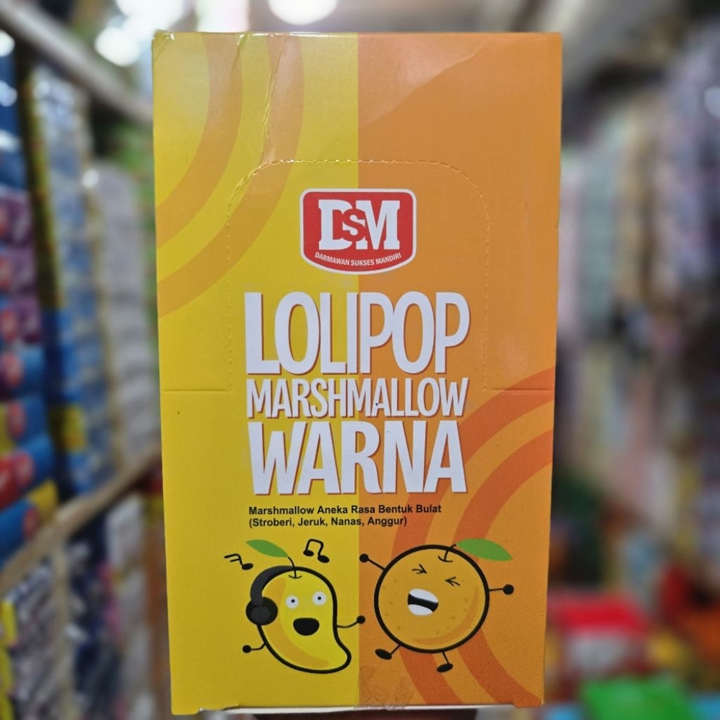 DSM LOLLIPOP MARSHMALLOW WARNA 30 pcs