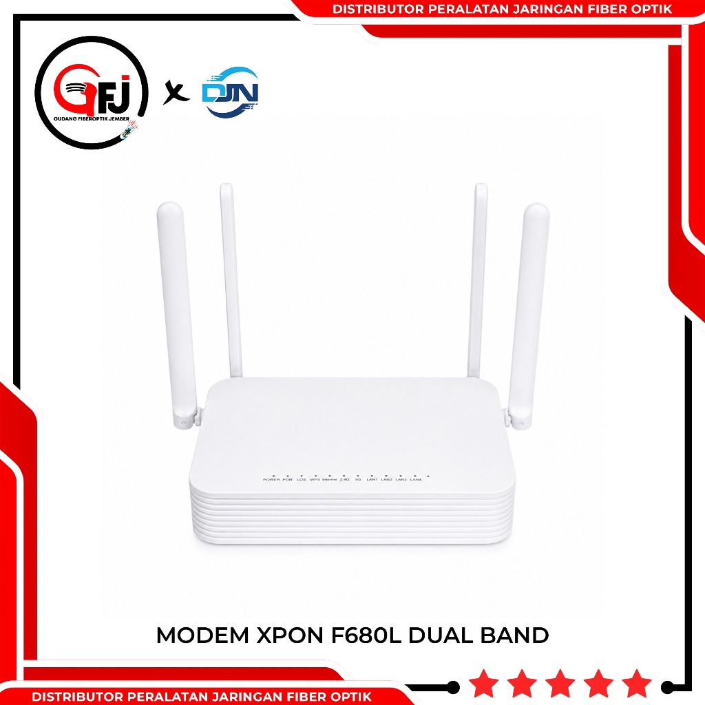 [TERMURAH] MODEM XPON F680L DUAL BAND DJN ORIGINAL