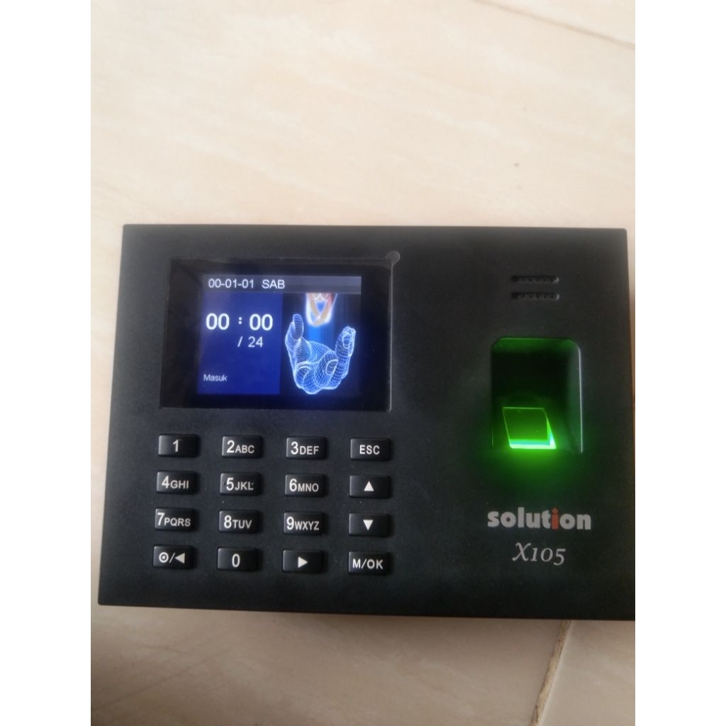 mesin absensi fingerprint merk solution