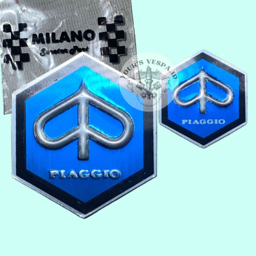 EMBLEM CHUNG PIAGGIO HIDUNG DASI STANG BATOK MILANO ORIGINAL VESPA SUPER SPRINT VELOCE BAGOL