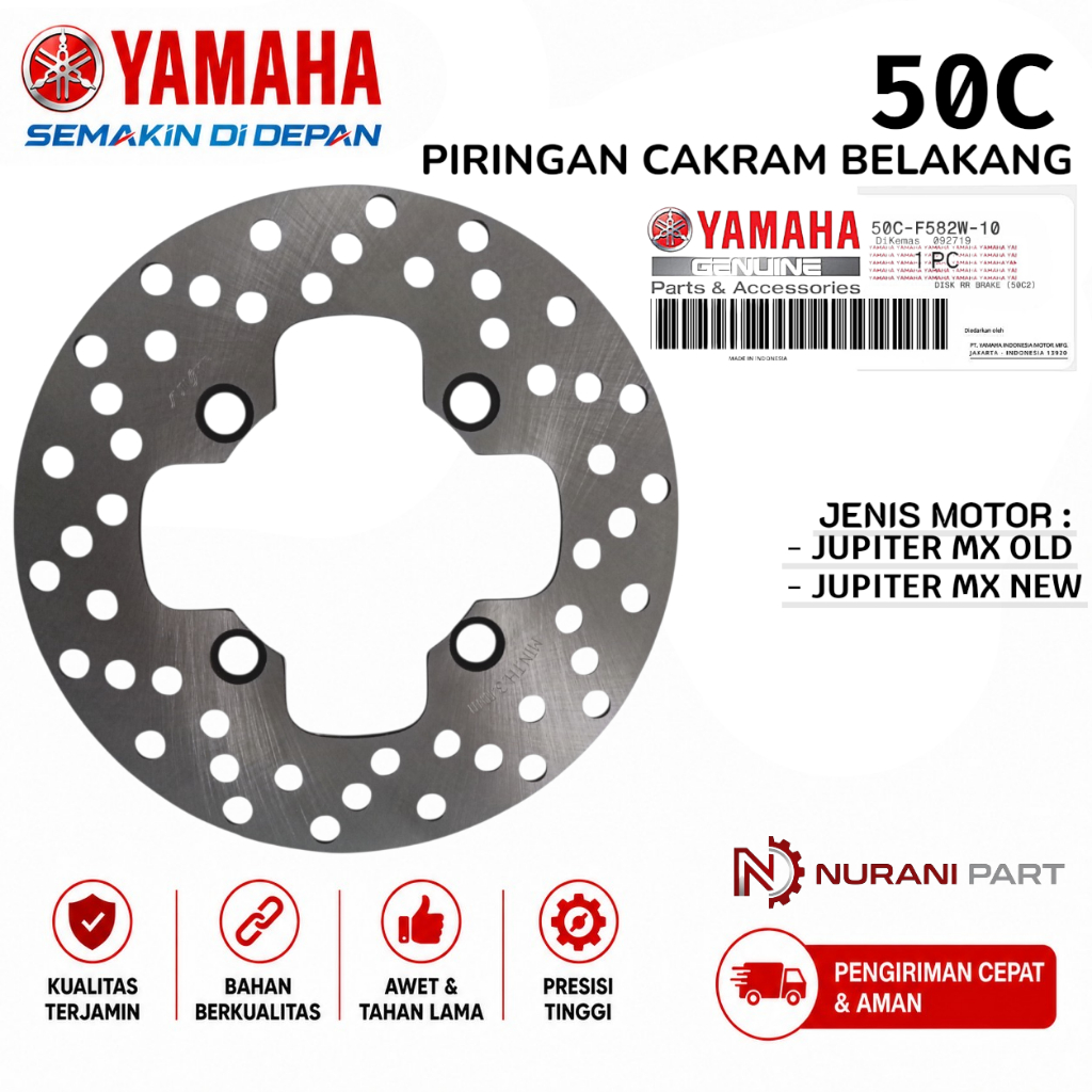 Piringan Cakram Belakang Jupiter MX Old / Jupiter MX New 50C