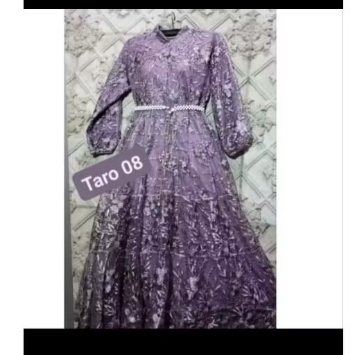 Paket gamis anak brukat dan katbol 100/4 pc