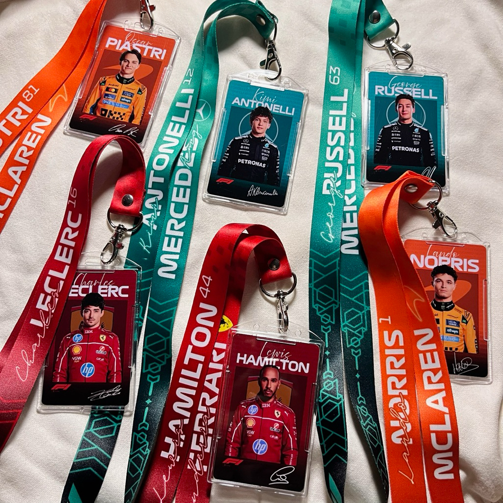 Premium Collectible Lanyard - Formula 1 Driver Lineup