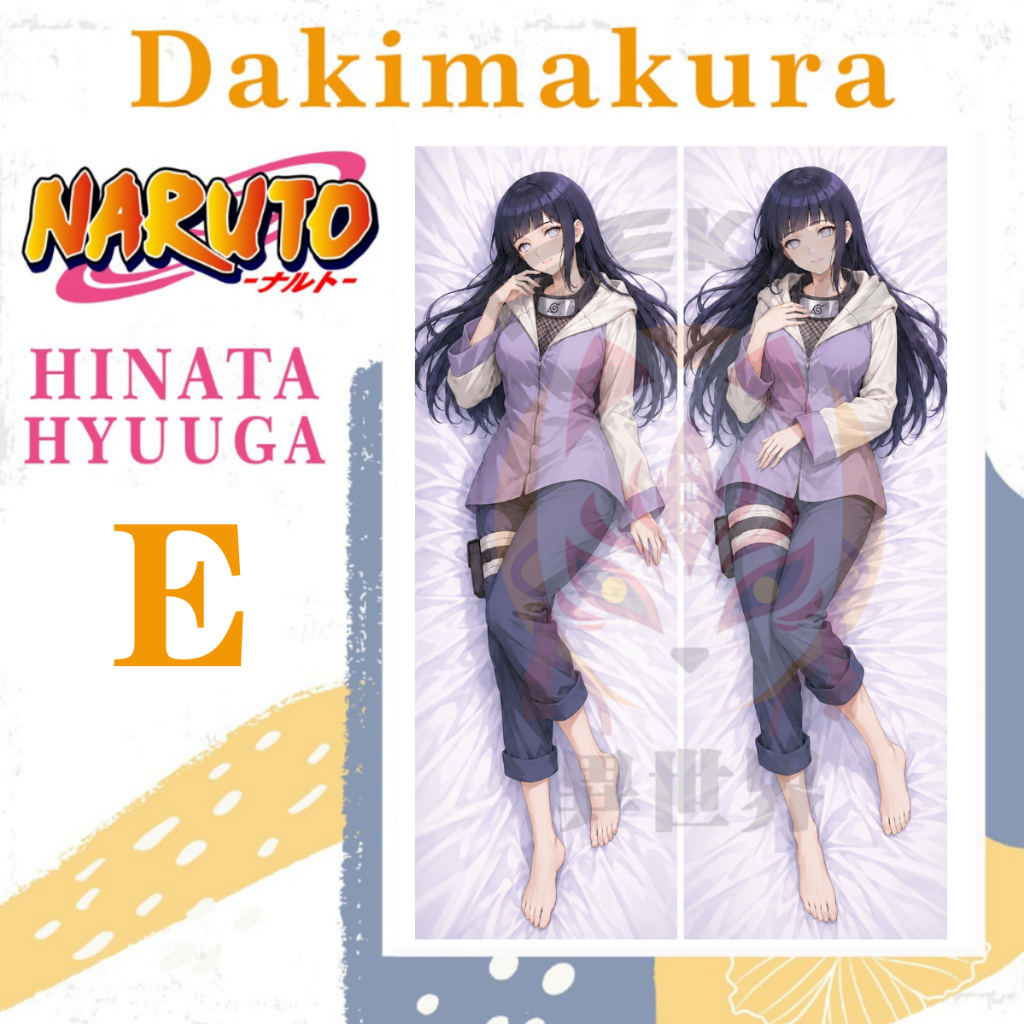 DAKIMAKURA HINATA HYUUGA Naruto - Sarung bantal Waifu Anime Naruto Hinata Hyuuga