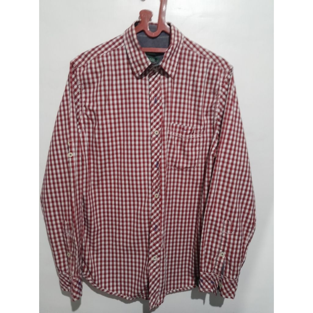 Kemeja preloved lengan panjang pria merk Point one