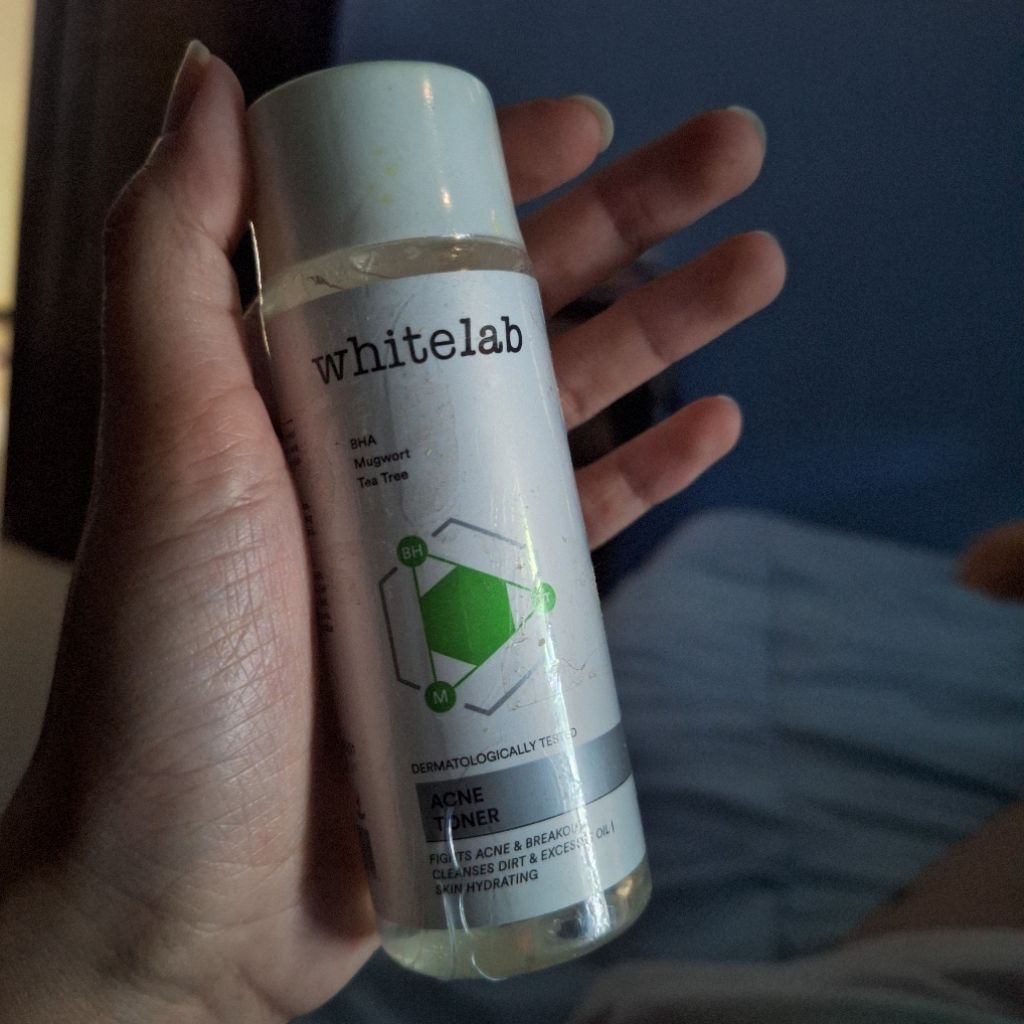 Toner acne white lab
