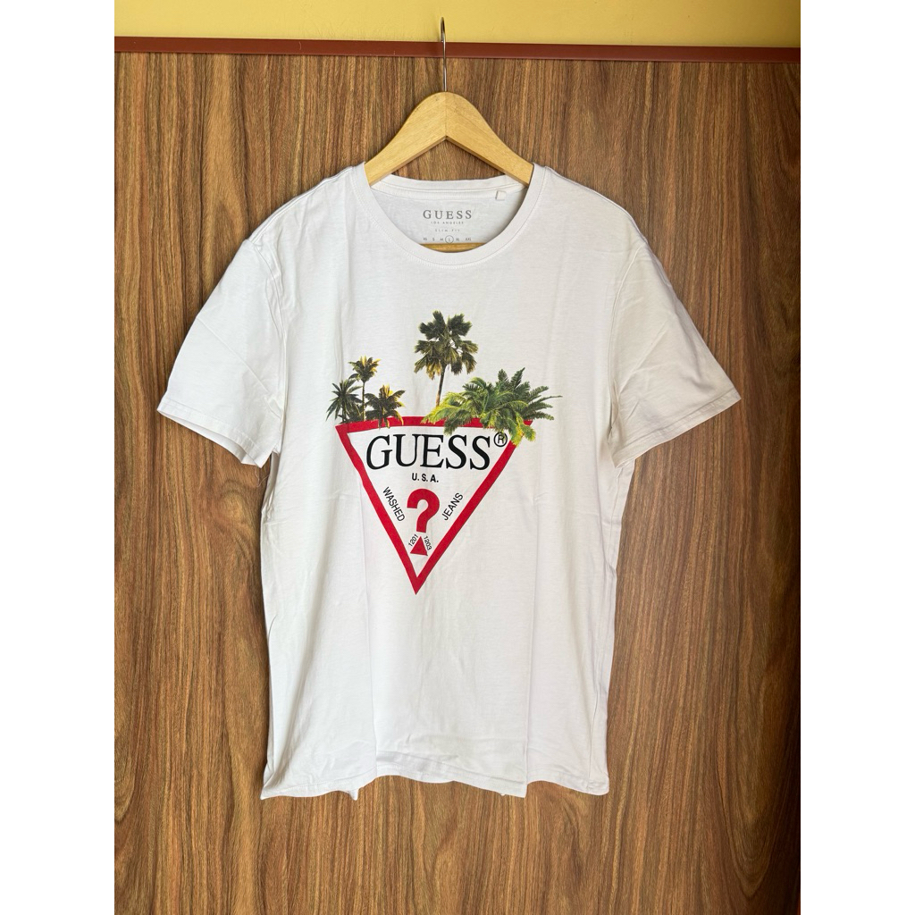 Baju Kaos Guess Palm Tee Second