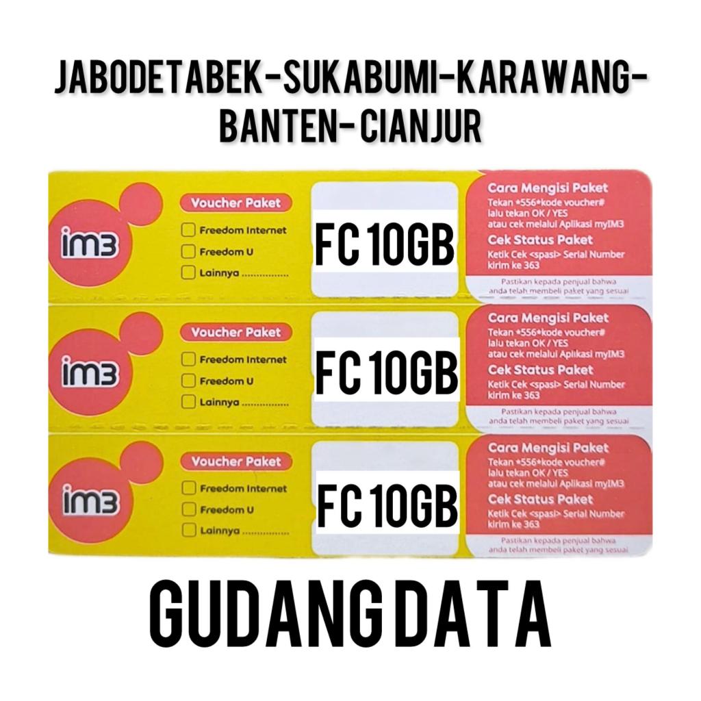 Voucher Indosat Freedom Combo 10GB