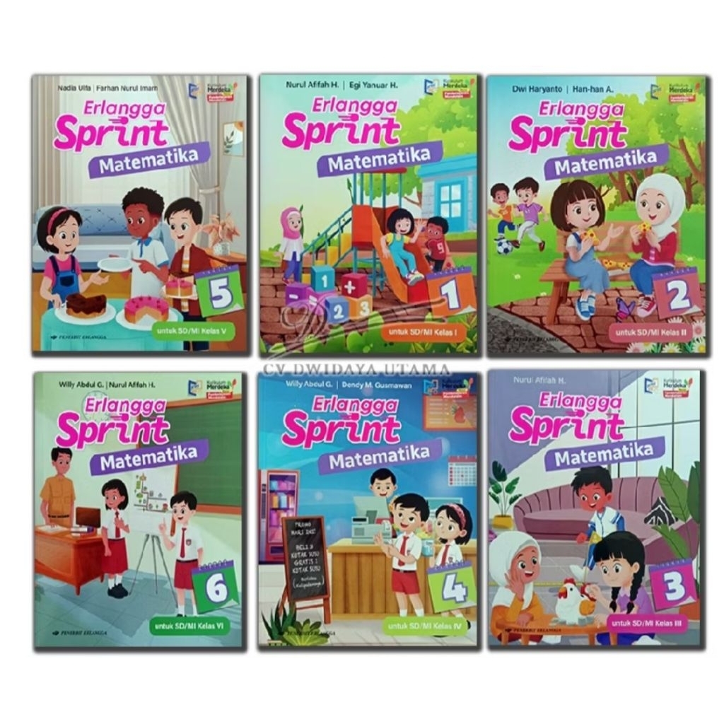 paket Buku erlangga sprint matematika terbaru