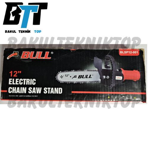 Adapter Chainsaw Mini BULL Electric Chain Saw Stand 12inch BULL Adaptor Chainsaw Gerinda BULL