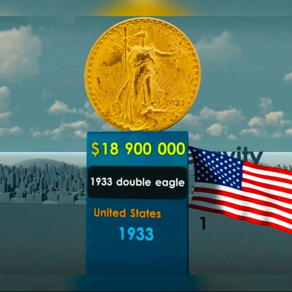 Koin Uang Kun0 Amerika Serikat, The Double Eagle 1933 RAREST EVER