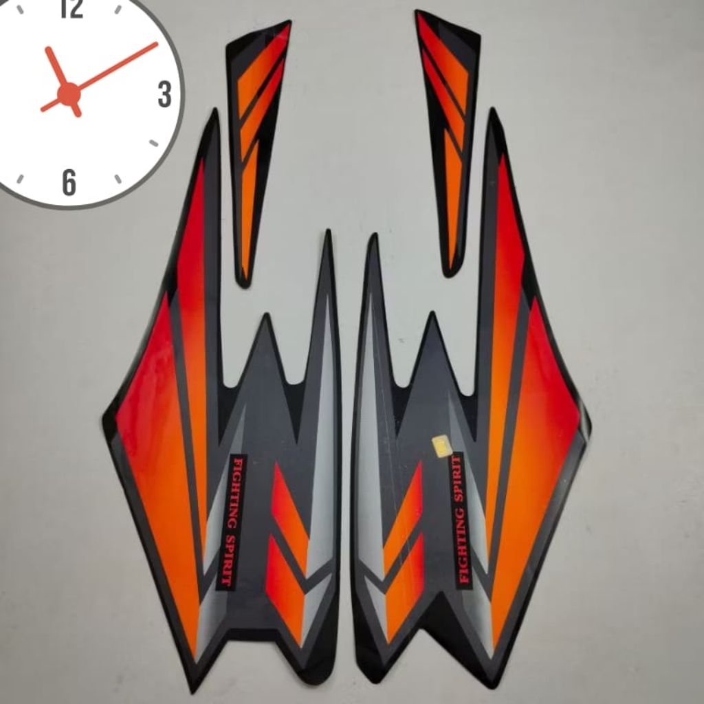 STRIPING YAMAHA RX KING TAHUN 2002 WARNA OREN