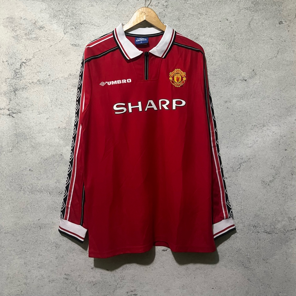 jersey Manchester United 1998/1999 lengan panjang umbro
