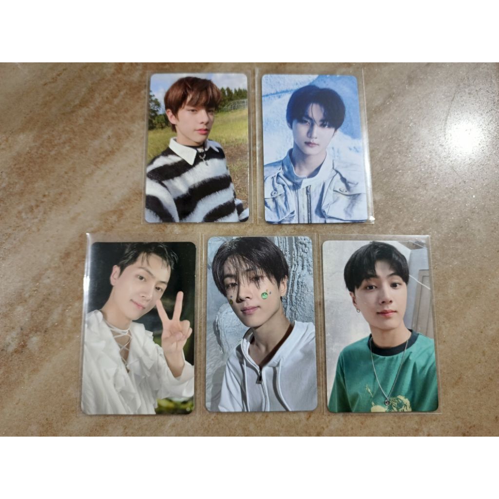 Enhypen Jake border day one dawn, Jungwon romance untold daydream UMS japan reg, Jay dark blood yzy 