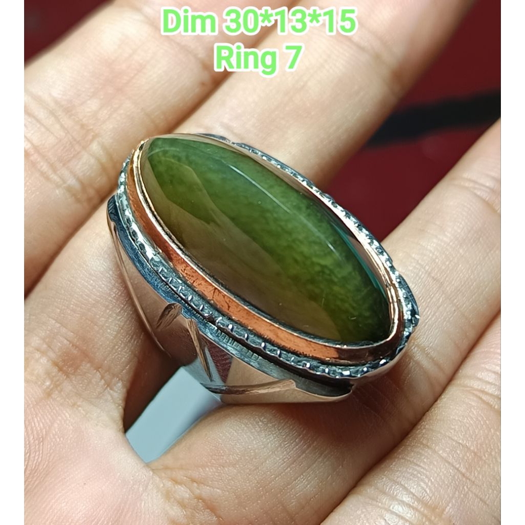 cincin akik Pandan Lumut