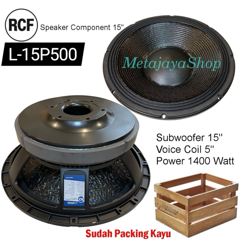 Speaker Component RCF 15’’ L15P500 Voice Coil 5 inch Magnet Jumbo