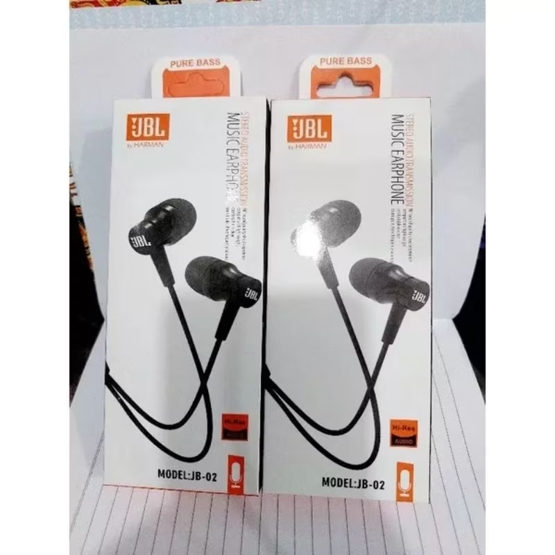 Headset Earphone JB-02 Handsfree Headset Headphone JB02
