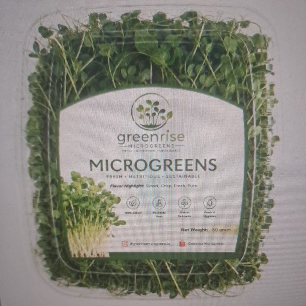 Green Amaranth Microgreens (50gr) — by Greenrise Microgreens