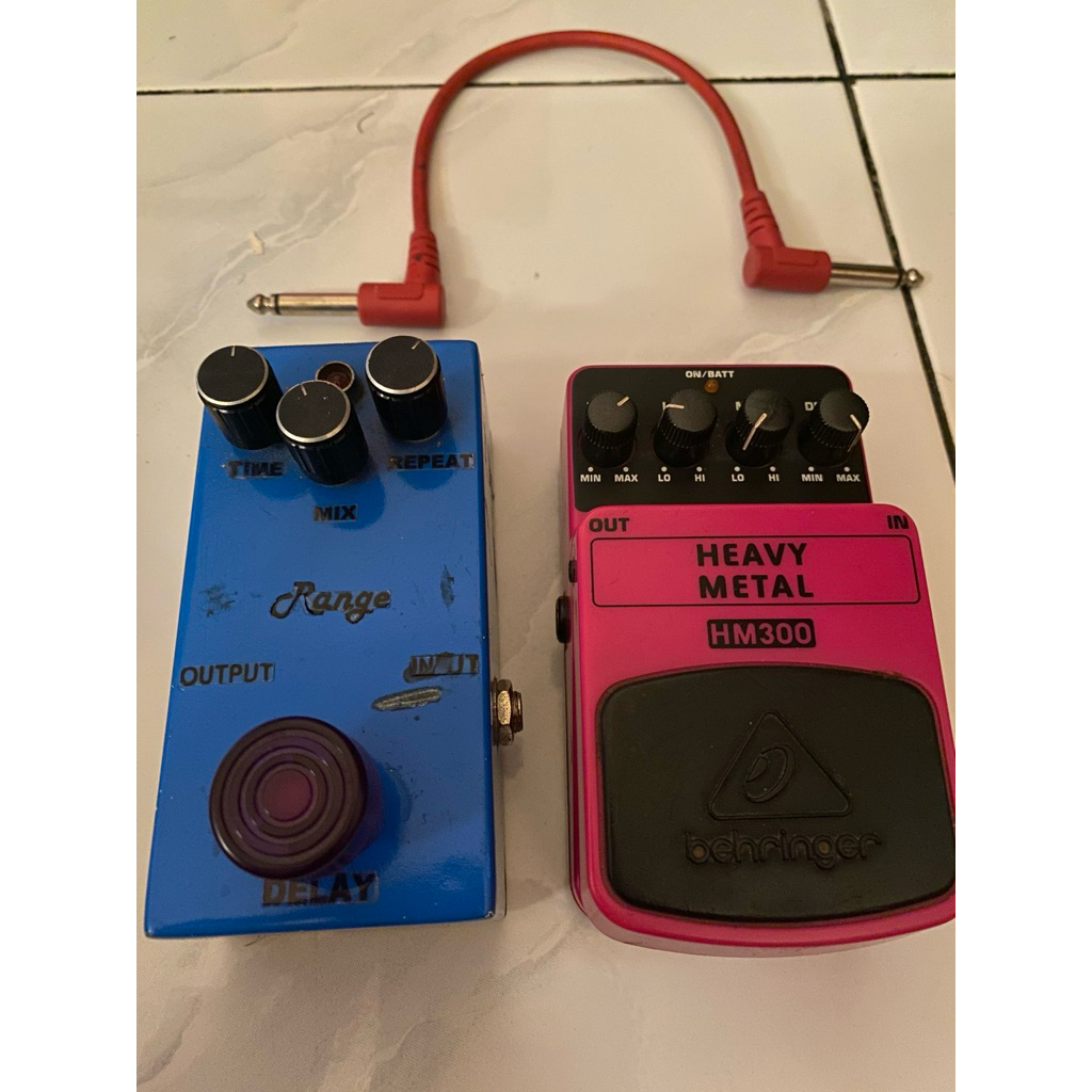 efek behringer heavy metal dan efek delay range