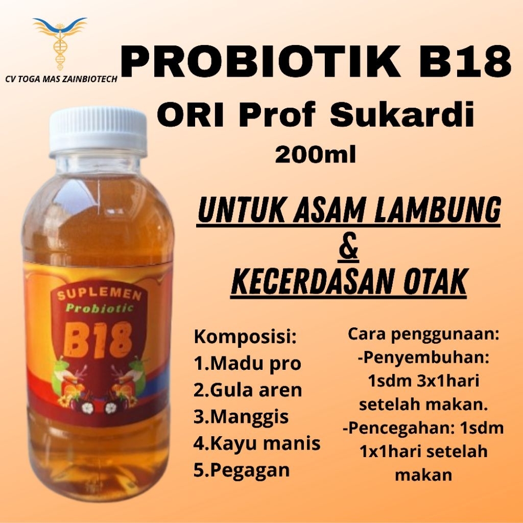 PROBIOTIK B18/G18 ORI PROF SUKARDI
