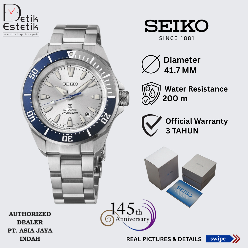 Jam Seiko Prospex HBB001K1 / HBB001 145th Anniversary Automatic Divers Samurai Shog-Urai Limited Edi
