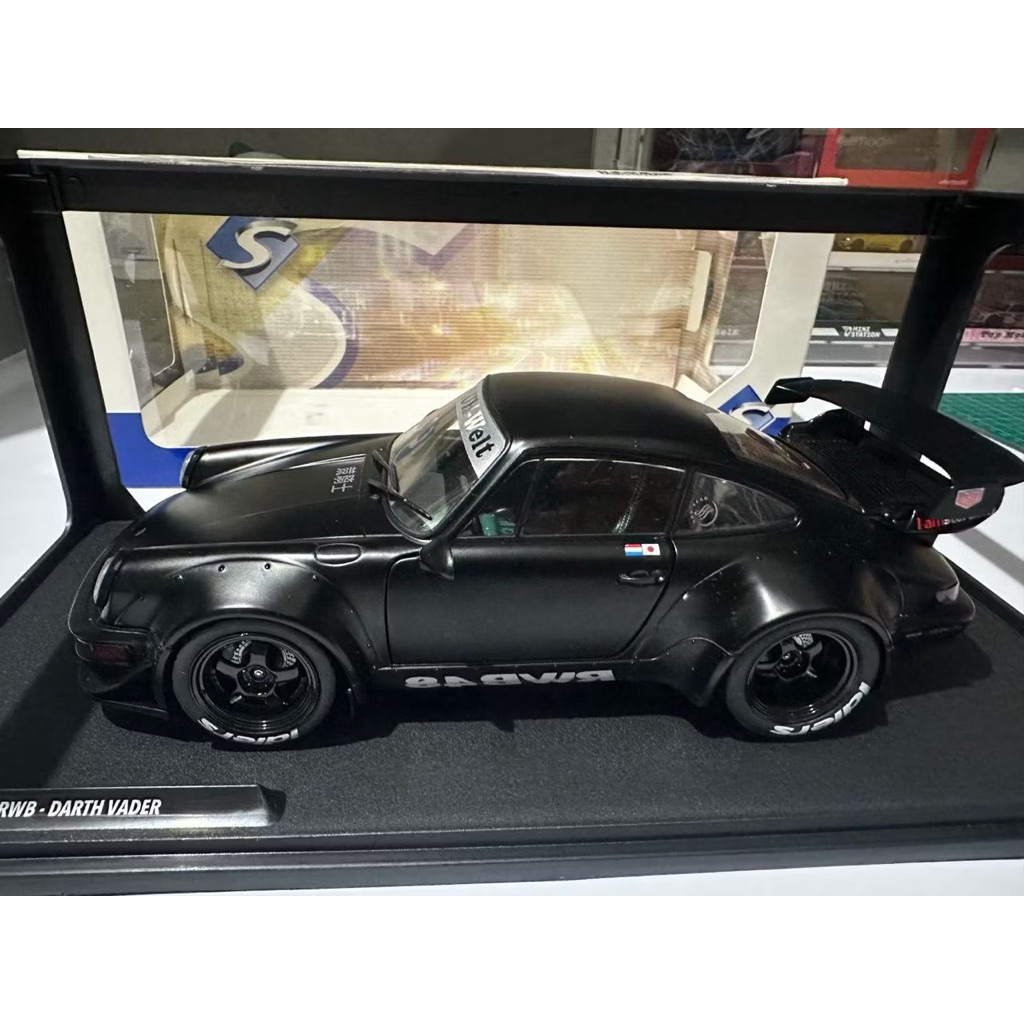 diecast Solido Models 1/18 Porsche RWB 964 Black