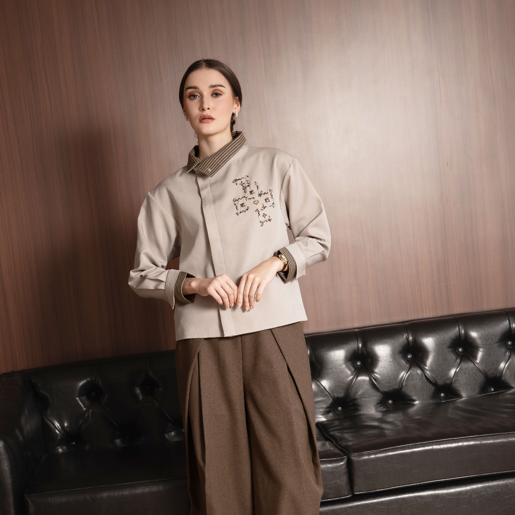 VAIA Atelier - Atasan Kemeja Wanita Camille