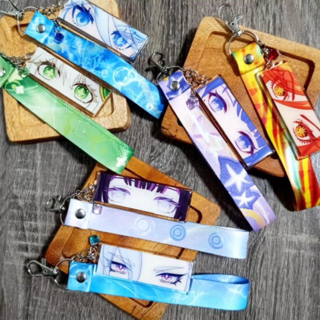 Genshin Impact - Acrylic Epoxy Phone Strap | Eye Version